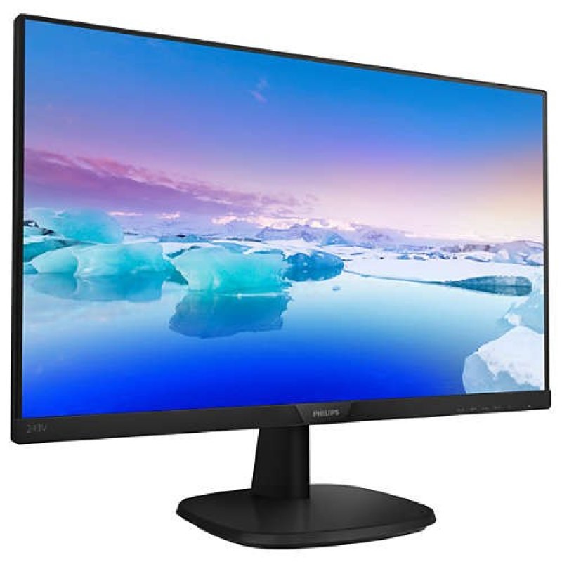 Philips Monitor 23.8 243V7QDSB IPS DVI HDMI Czarny