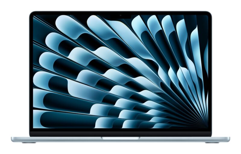 m4-blue-01 Apple MacBook Air 13,6" 2025 M4/16/256GB SSD 8C GPU błękitny
