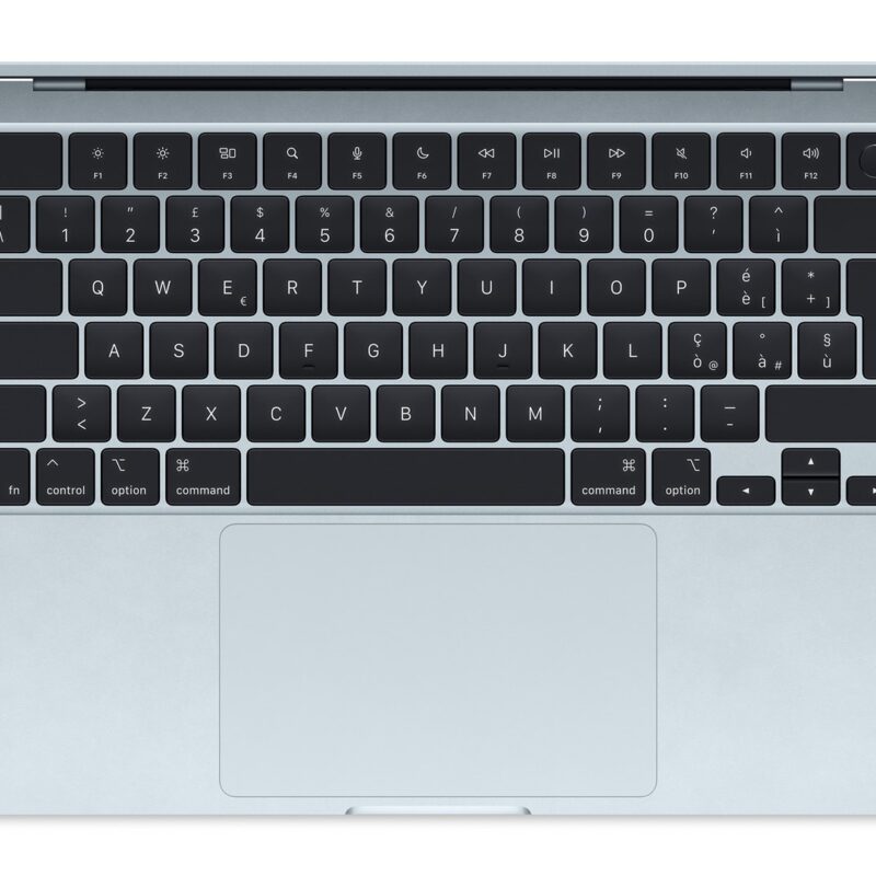 m4-blue-02 Apple MacBook Air 13,6" 2025 M4/16/256GB SSD 8C GPU błękitny
